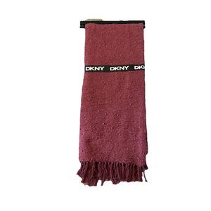 DKNY‎ ALICE THROW BLANKET 50” x 60” WINE COLOR